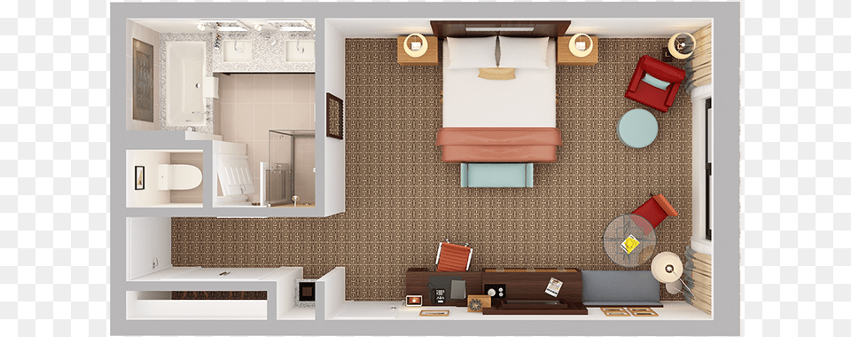 Ocatilla Club Bed Top View, Indoors, Interior Design, Architecture, Building Png