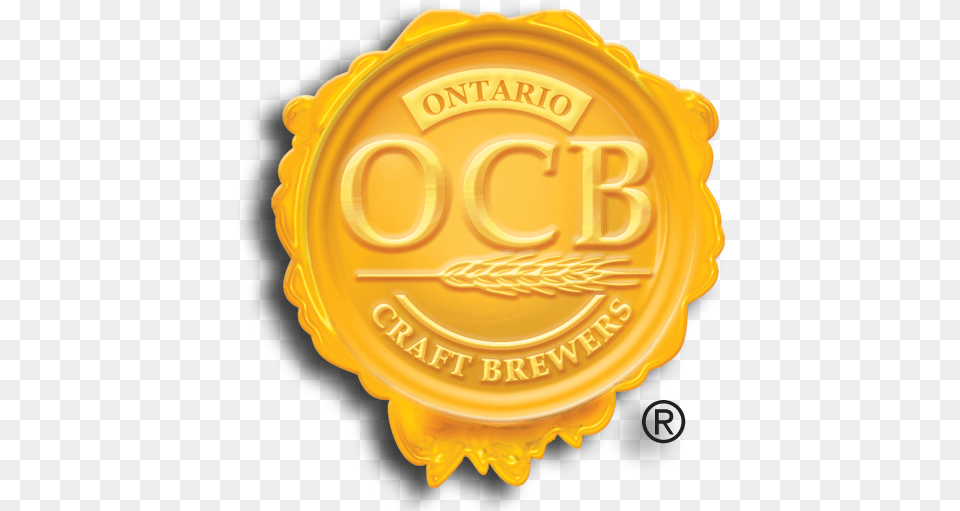 Ocb Logo Ocb Logo Ontario Craft Brewers Logo, Gold, Wax Seal Free Transparent Png