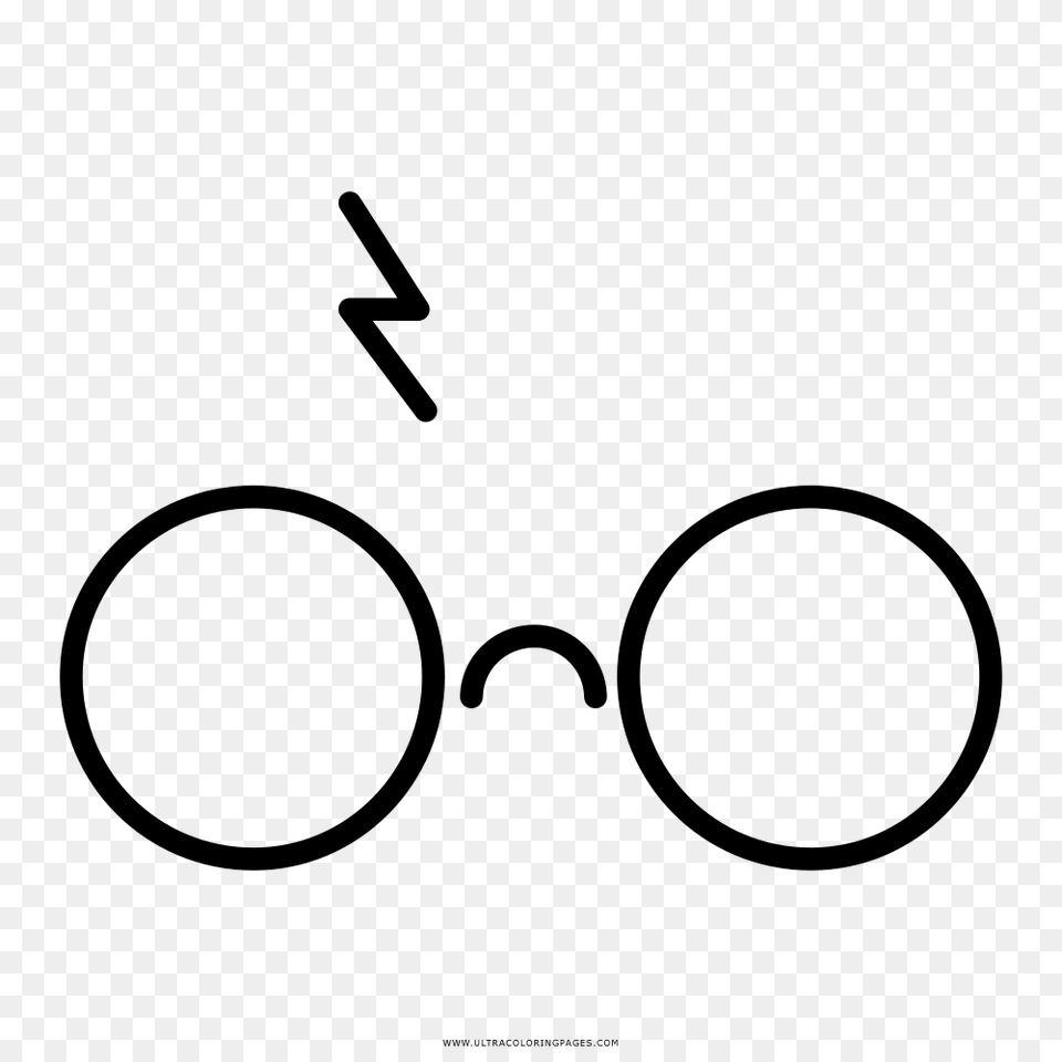 Occhiali Harry Potter Image, Gray Free Png