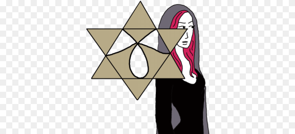 Occult Clipart Group Witch Triangle, Face, Head, Person, Adult Png Image