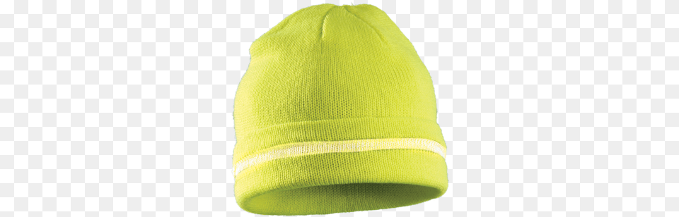 Occunomix Hiviz Knitted Cap One Size Yellow, Ball, Beanie, Clothing, Hat Free Png Download