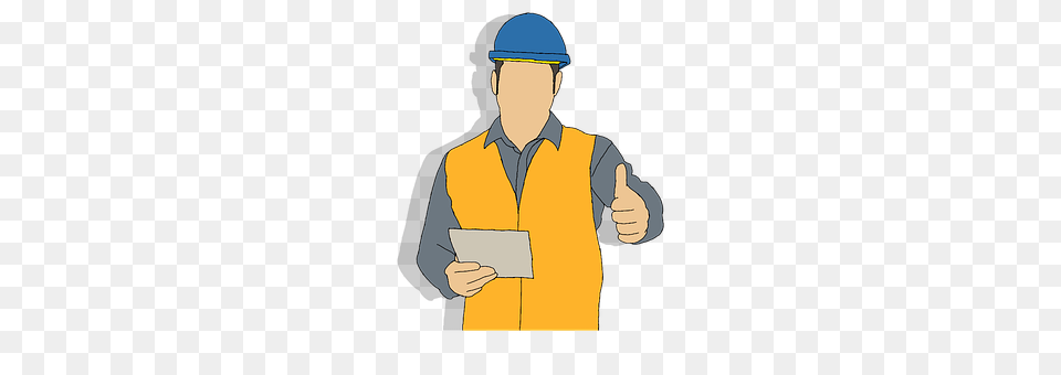 Occupation Worker, Clothing, Vest, Hardhat Png Image