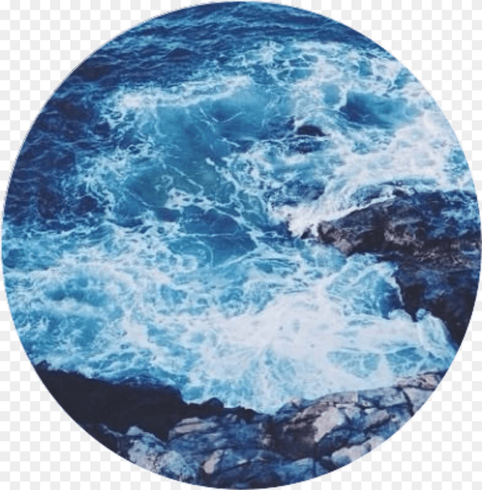 Ocean Aesthetic Blue Aestheticblue Aesthetic Blue, Hot Tub, Tub, Nature, Outdoors Free Png