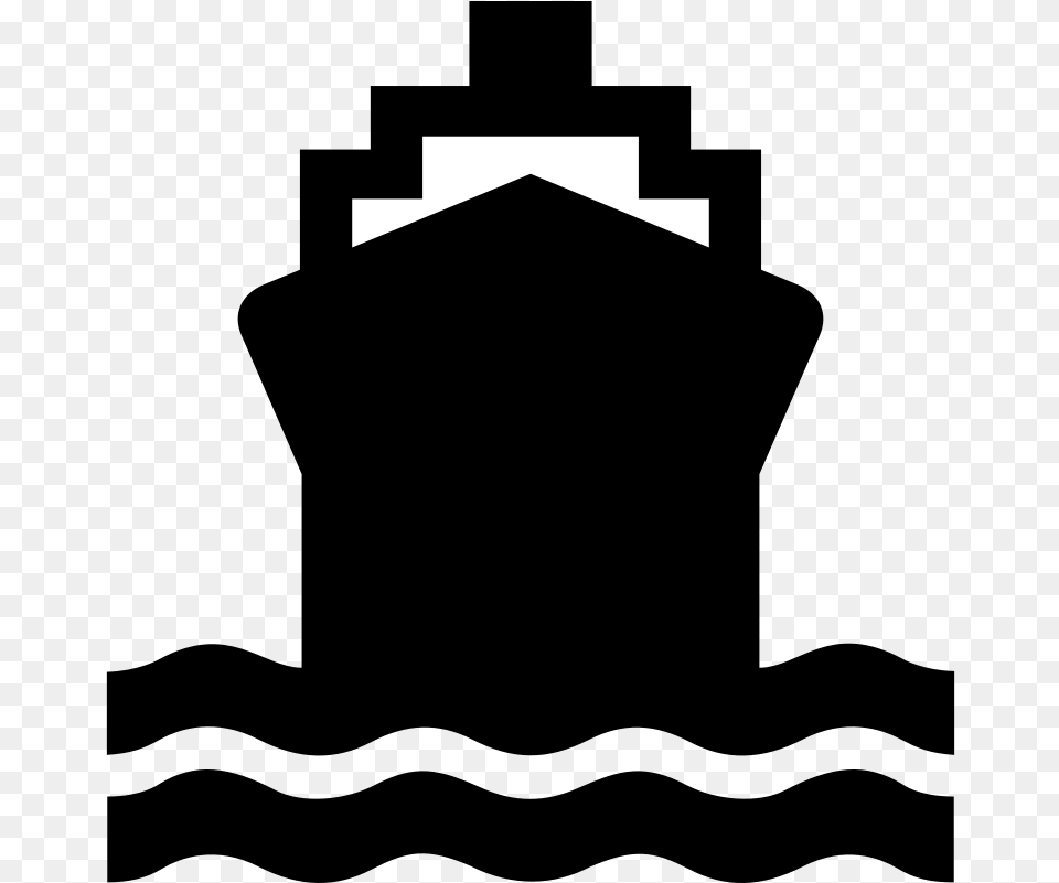 Ocean Boat Transportation Boat Icon, Silhouette, Triangle, Cross, Symbol Free Png Download