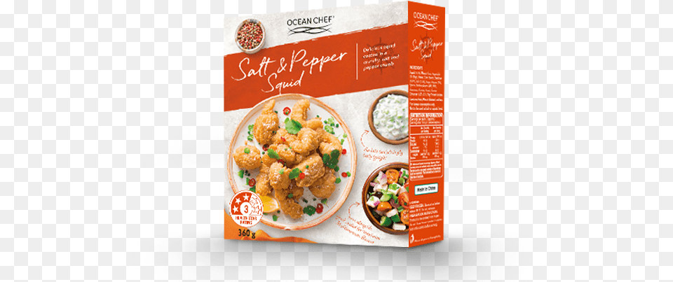 Ocean Chef Squid Salt Amp Pepper, Advertisement, Poster, Food Png