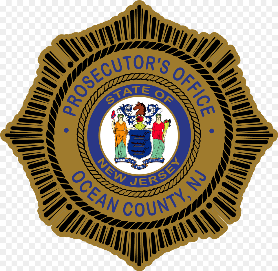Ocean County Sheriffu0027s Lieutenant Charged With Taking New Jersey State Flag, Badge, Logo, Symbol, Person Free Png
