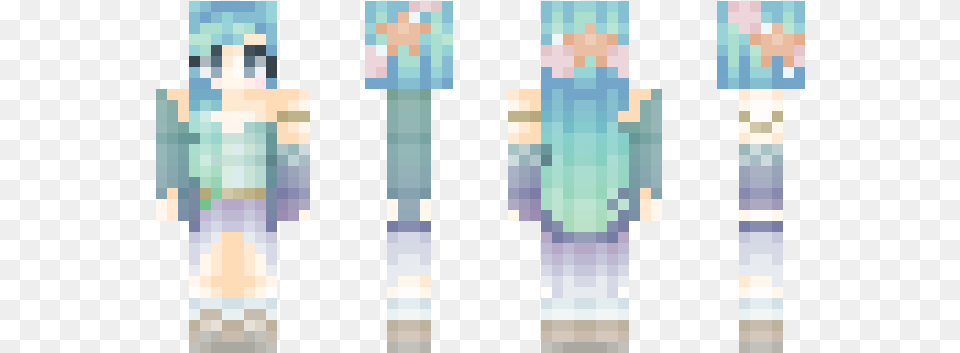 Ocean Dusk Minecraft Skin, Art, Person Free Png