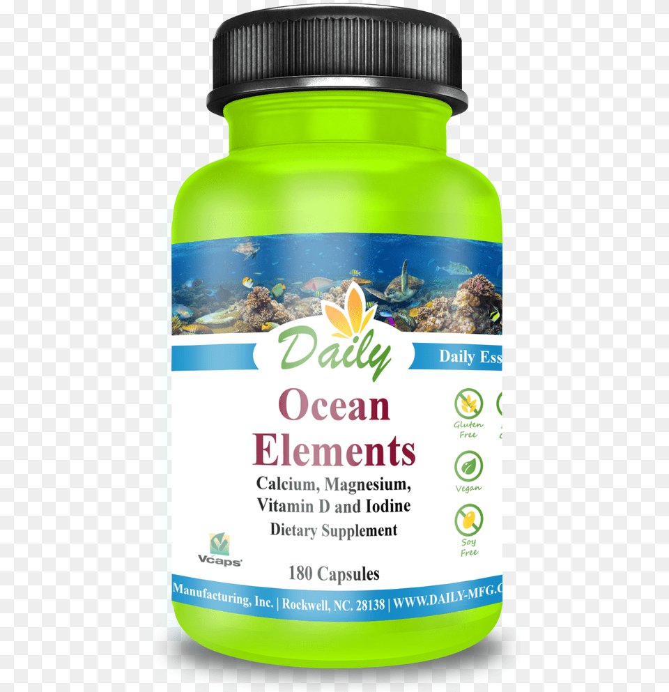 Ocean Elements Calcium Aspartate, Herbal, Herbs, Plant, Astragalus Free Png Download