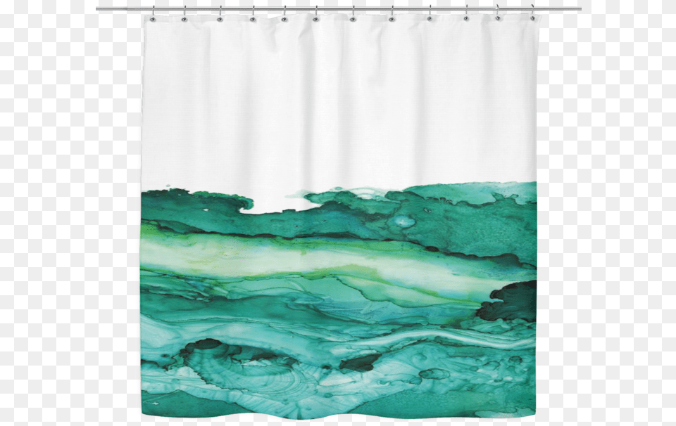 Ocean Green Marble Shower Curtain Window Blind, Shower Curtain Png Image