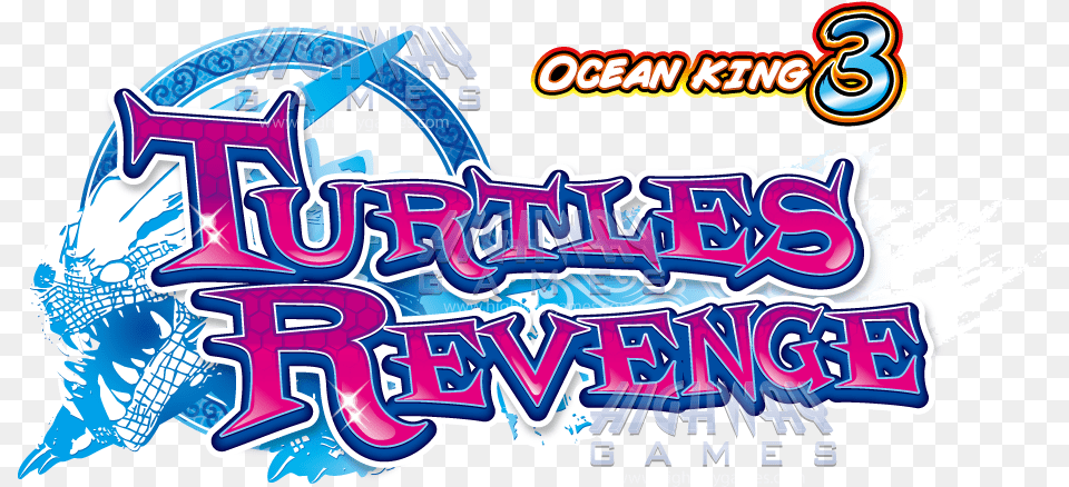 Ocean King 3 Turtles Revenge, Advertisement, Dynamite, Weapon, Poster Png Image