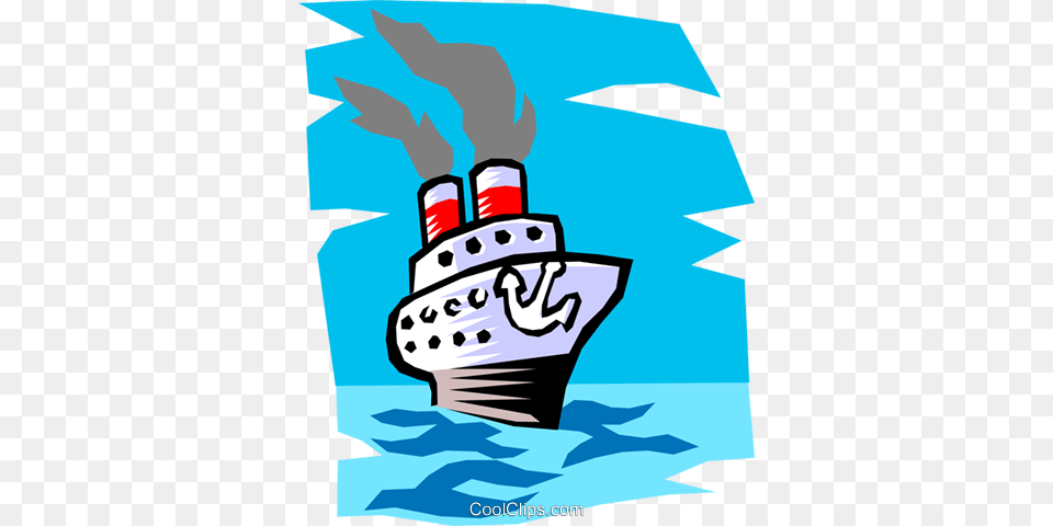 Ocean Liner Royalty Vector Clip Art Illustration, Appliance, Device, Electrical Device, Steamer Free Png Download