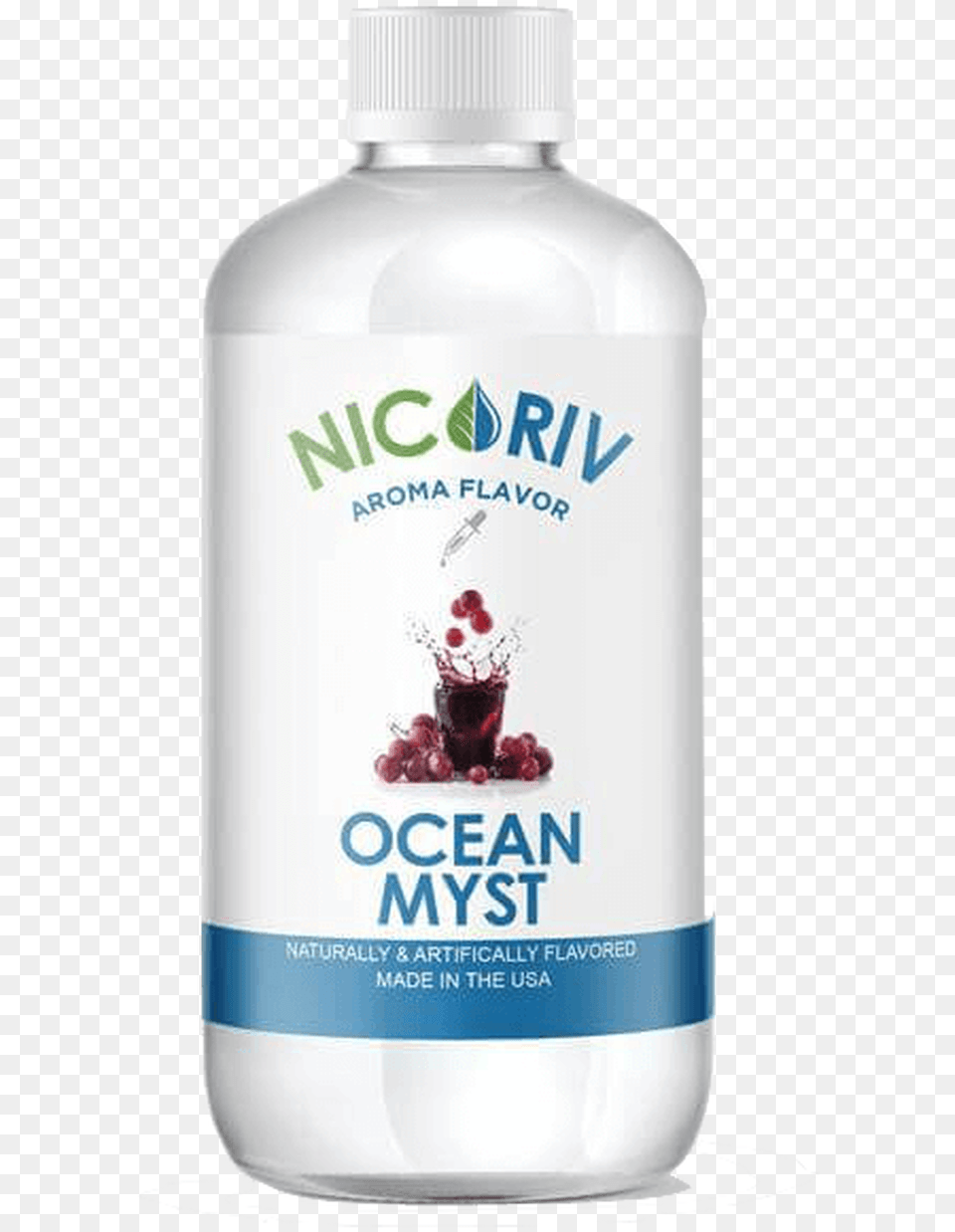 Ocean Myst Grape Juice By Nicotine River Plastic Bottle, Shaker, Water Bottle Png Image
