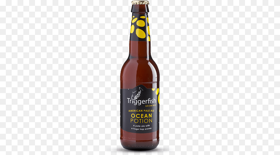 Ocean Potion Is Our Flagship Beer Triggerfish Ocean Potion Pale Ale, Alcohol, Beer Bottle, Beverage, Bottle Png Image
