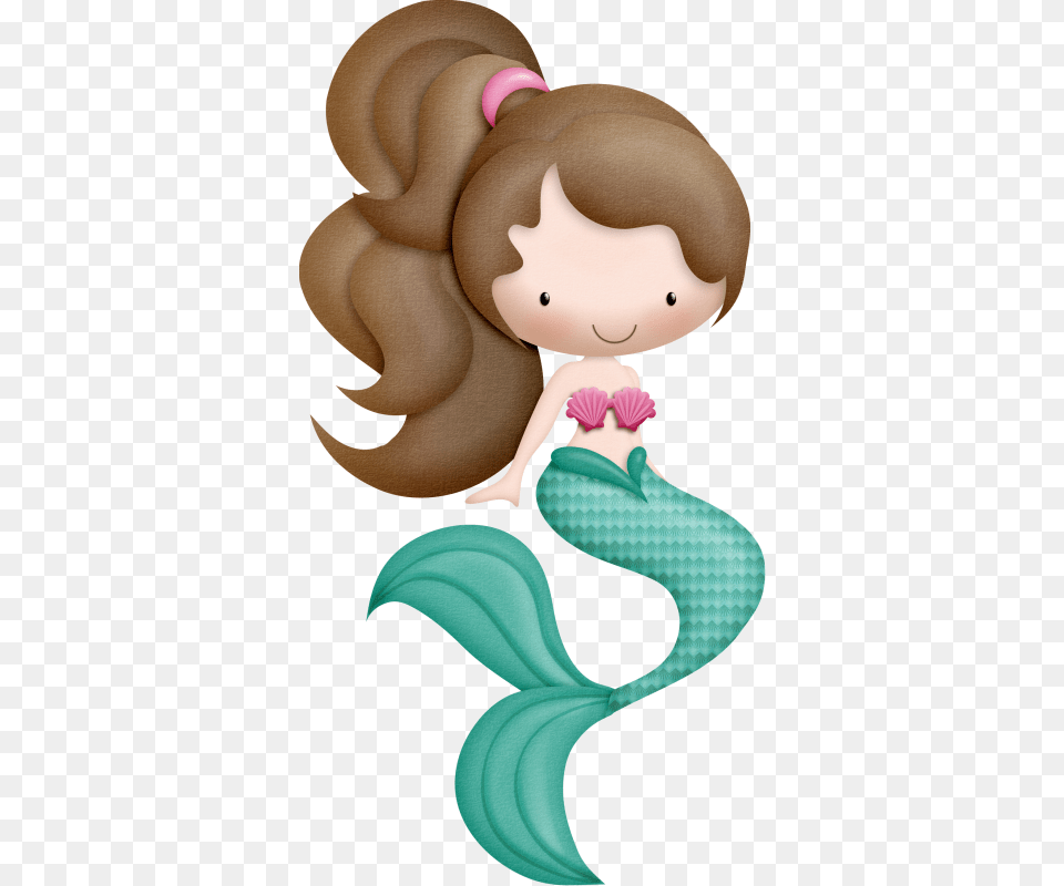 Ocean Safari Mermaid Clipart, Baby, Person, Toy, Cartoon Free Png Download