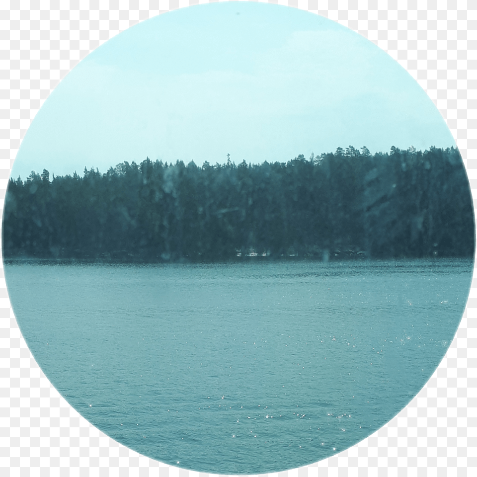 Ocean Sea Blue Water Circle Aesthetic Wow Circle, Photography, Window, Nature, Outdoors Free Png Download