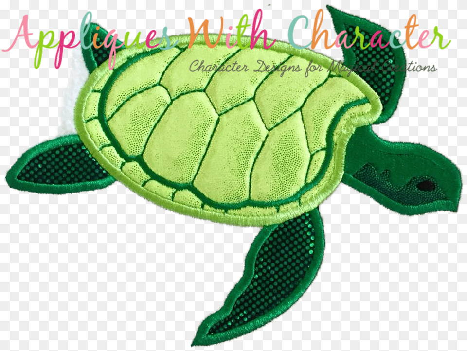 Ocean Sea Turtle Applique Design Green Sea Turtle, Animal, Reptile, Sea Life, Tortoise Png