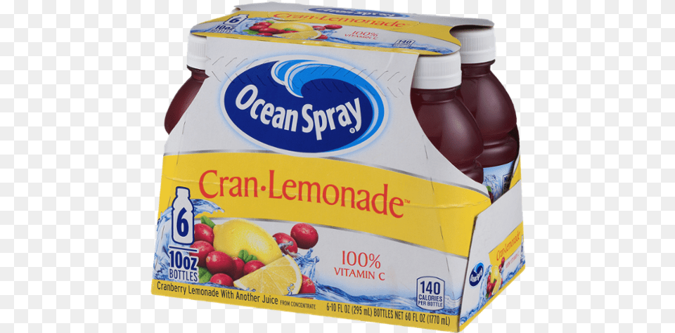 Ocean Spray Cran Lemonade Ocean Spray Cran Lemonade 6 Pack 10 Fl Oz Bottles, Beverage, Juice, Food Free Png