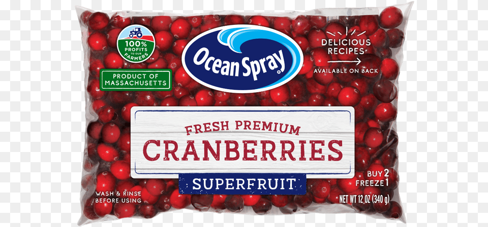 Ocean Spray Cranberry Fruit, Food, Plant, Produce, Cherry Free Png