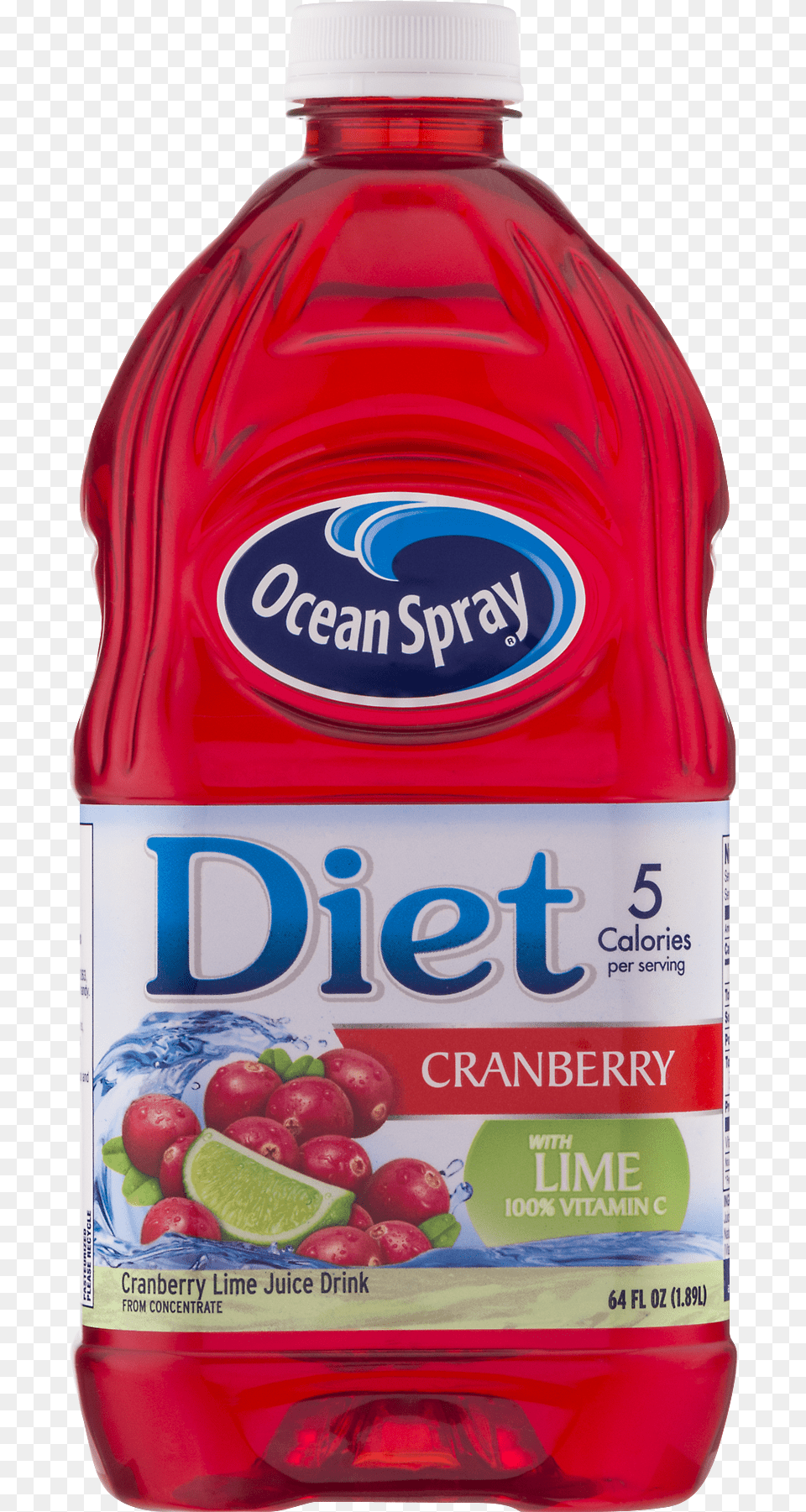 Ocean Spray Diet Cranberry With Lime Juice Drink Ocean Spray Diet Cranberry, Beverage, Food, Ketchup Free Png