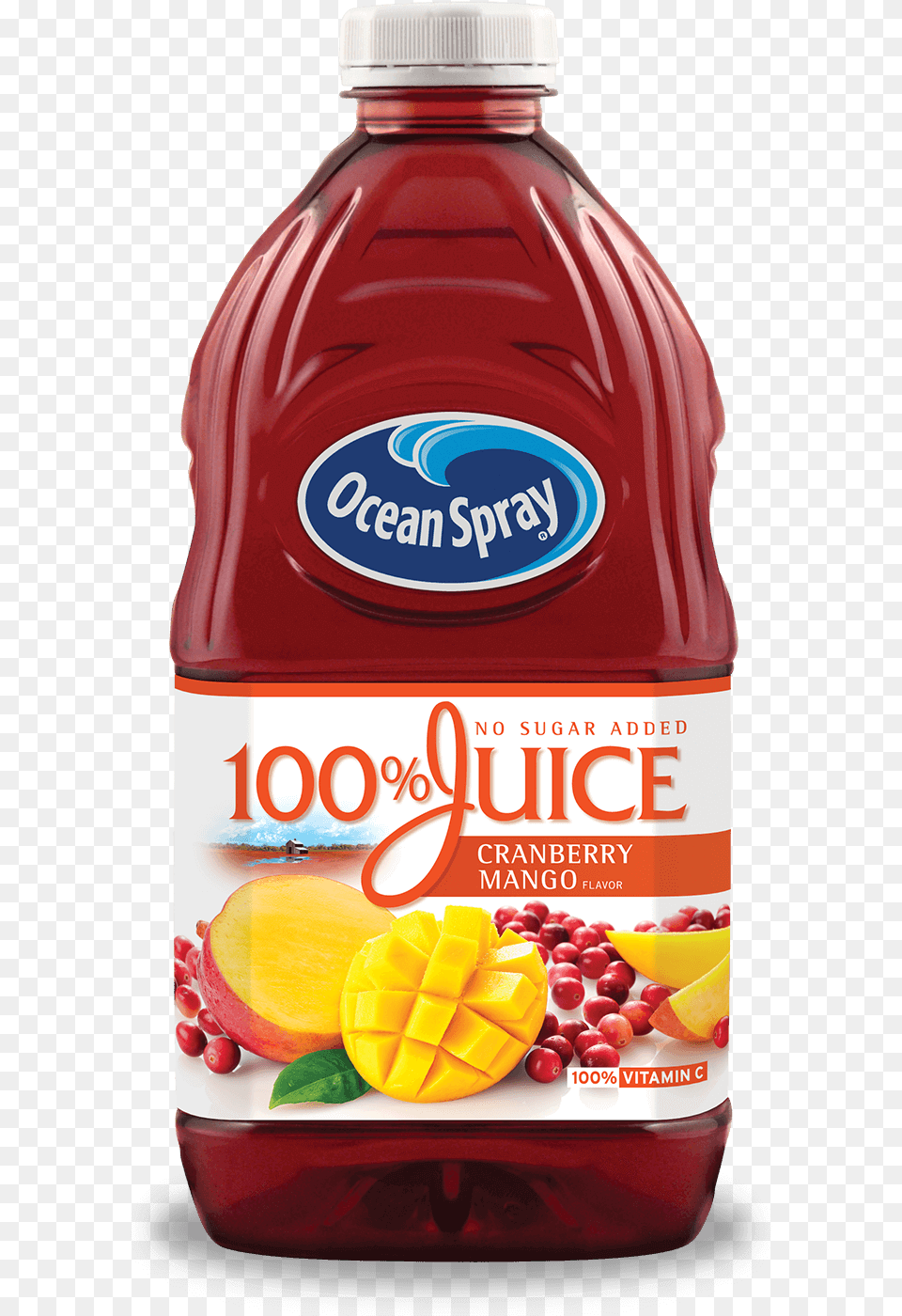 Ocean Spray Ocean Spray Cranberry Mango 100 Juice, Beverage, Ketchup, Ammunition, Grenade Free Png Download