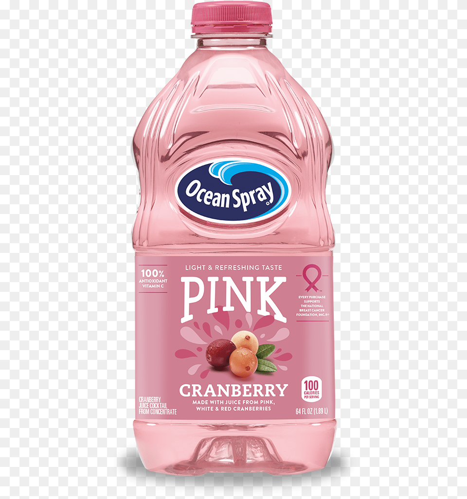 Ocean Spray Pink Cranberry Juice, Food, Fruit, Plant, Produce Free Png