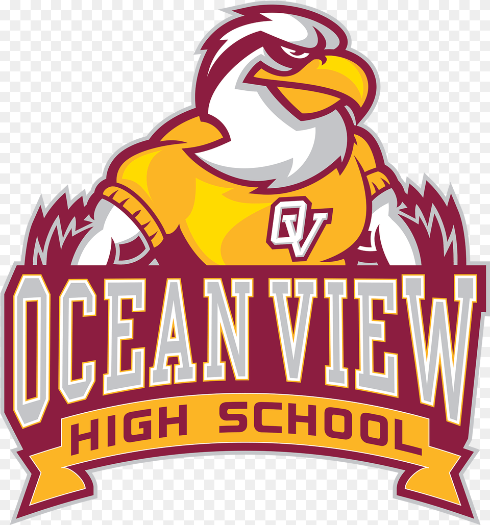 Ocean View High School Seahawks Ocean View High School, Logo, Dynamite, Weapon Free Png Download