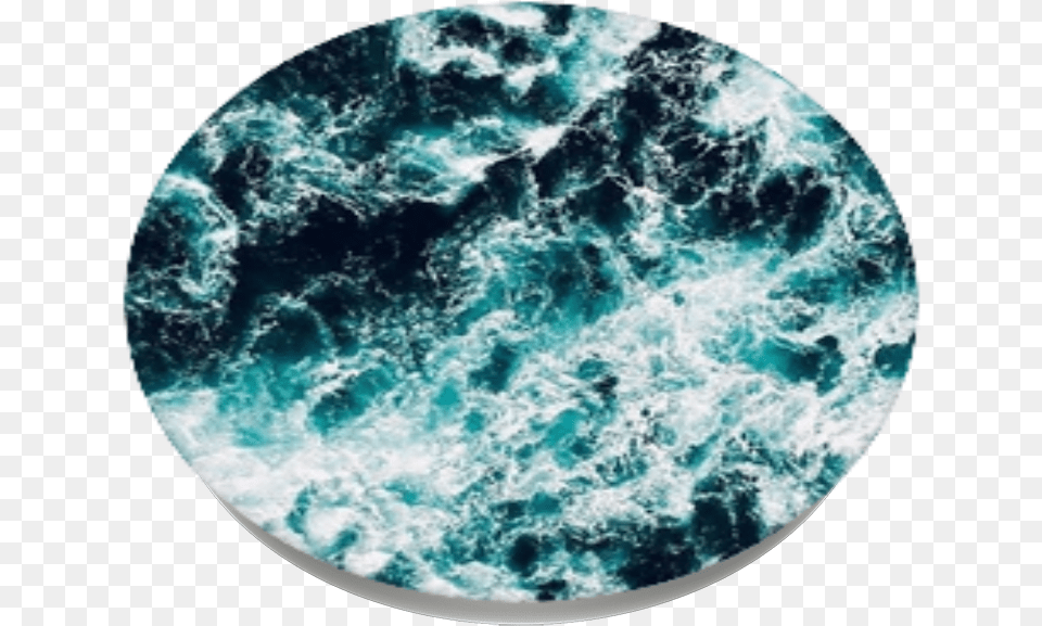 Ocean Water Popsockets Circle, Nature, Outdoors, Sea, Sphere Free Png
