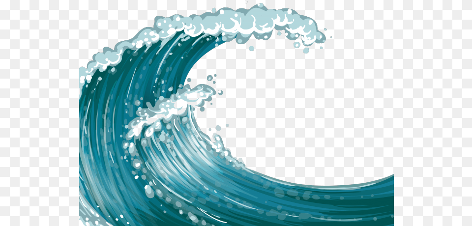 Ocean Wave Clipart Transparent Background Boat On Waves Clipart, Sea, Water, Nature, Outdoors Free Png