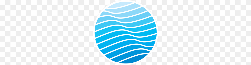 Ocean Waves Circle Sticker, Disk, Home Decor, Sphere, Logo Png Image
