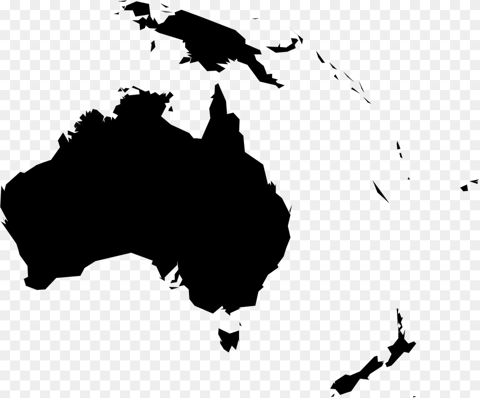 Oceania Silhouette, Chart, Plot, Animal, Bird Png Image