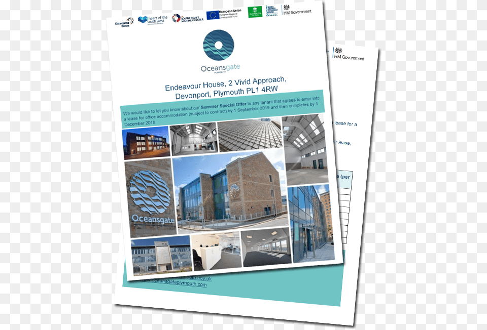 Oceansgate Special Offer Brochure, Advertisement, Poster, Architecture, Building Png