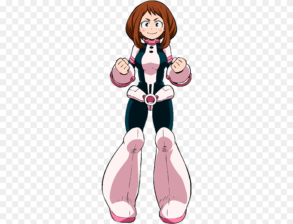 Ochaco Costume Full Body Ochako Uraraka Hero Costume, Book, Comics, Publication, Person Free Transparent Png