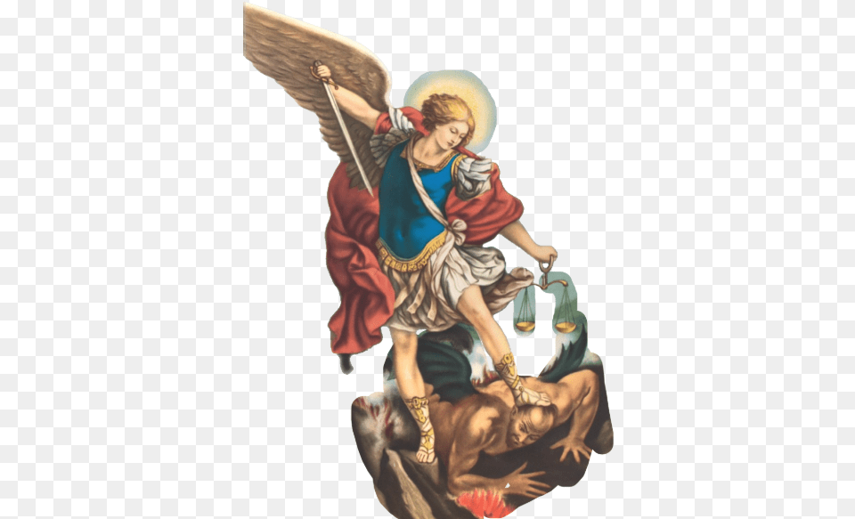 Ockmeotc Bible Michael, Person, Baby, Sword, Weapon Png Image