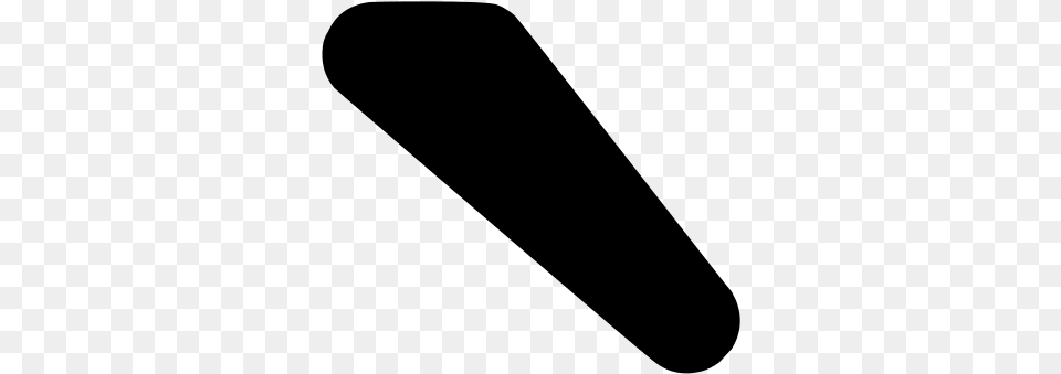 Ocr A Char Grave Accent Skateboard, Gray Png Image