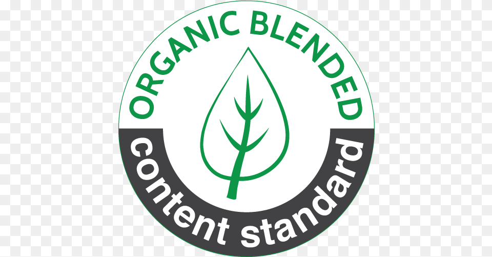 Ocs Blended Label Organic Content Standard Logo, Leaf, Plant, Disk Free Png Download