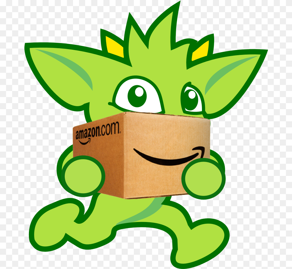 Oct Amazon Smile, Green, Box, Cardboard, Carton Png Image