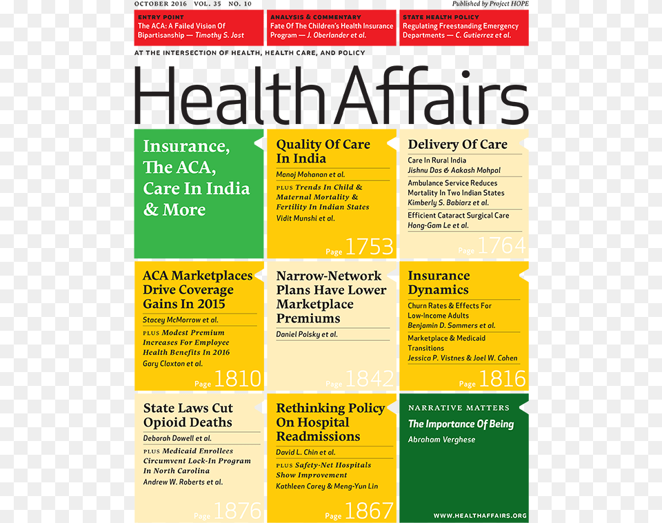 Oct Health Affairs, Advertisement, Poster, Text, Menu Free Png Download