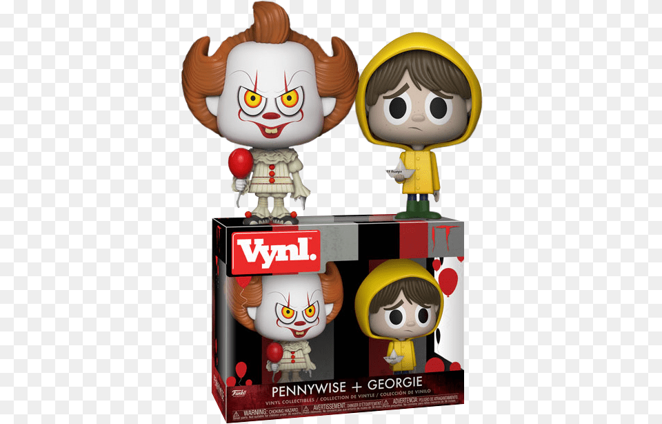 Oct Pennywise And Georgie Vynl, Baby, Person, Face, Head Png Image