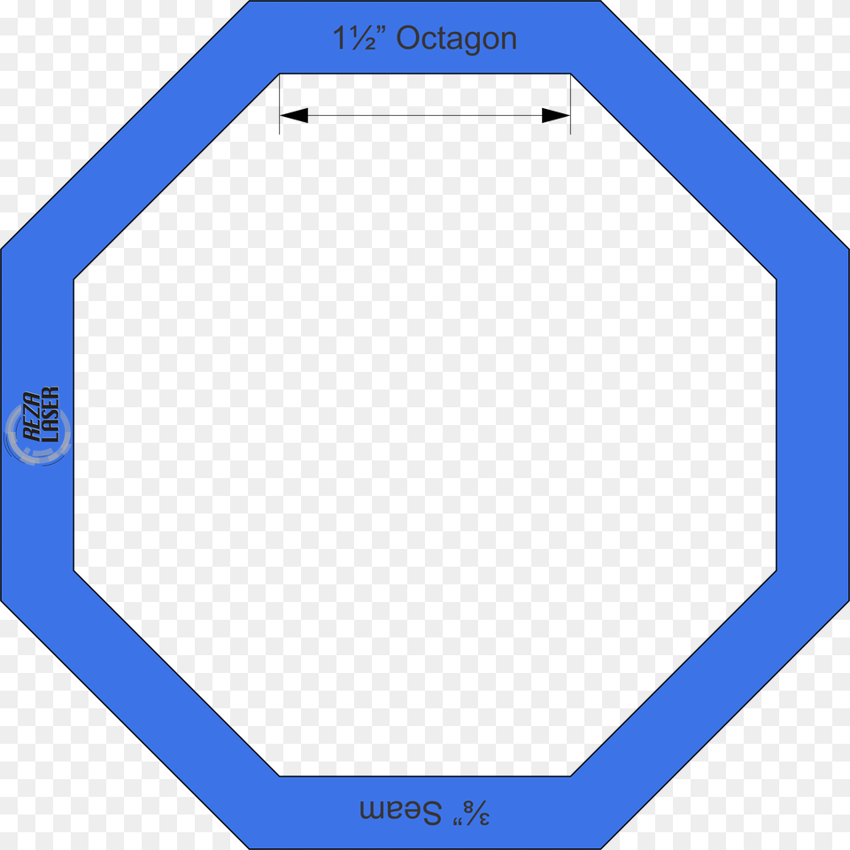 Octagon 1 12 Inch Acrylic Template I Spy With, Sign, Symbol, Road Sign, Ammunition Free Png