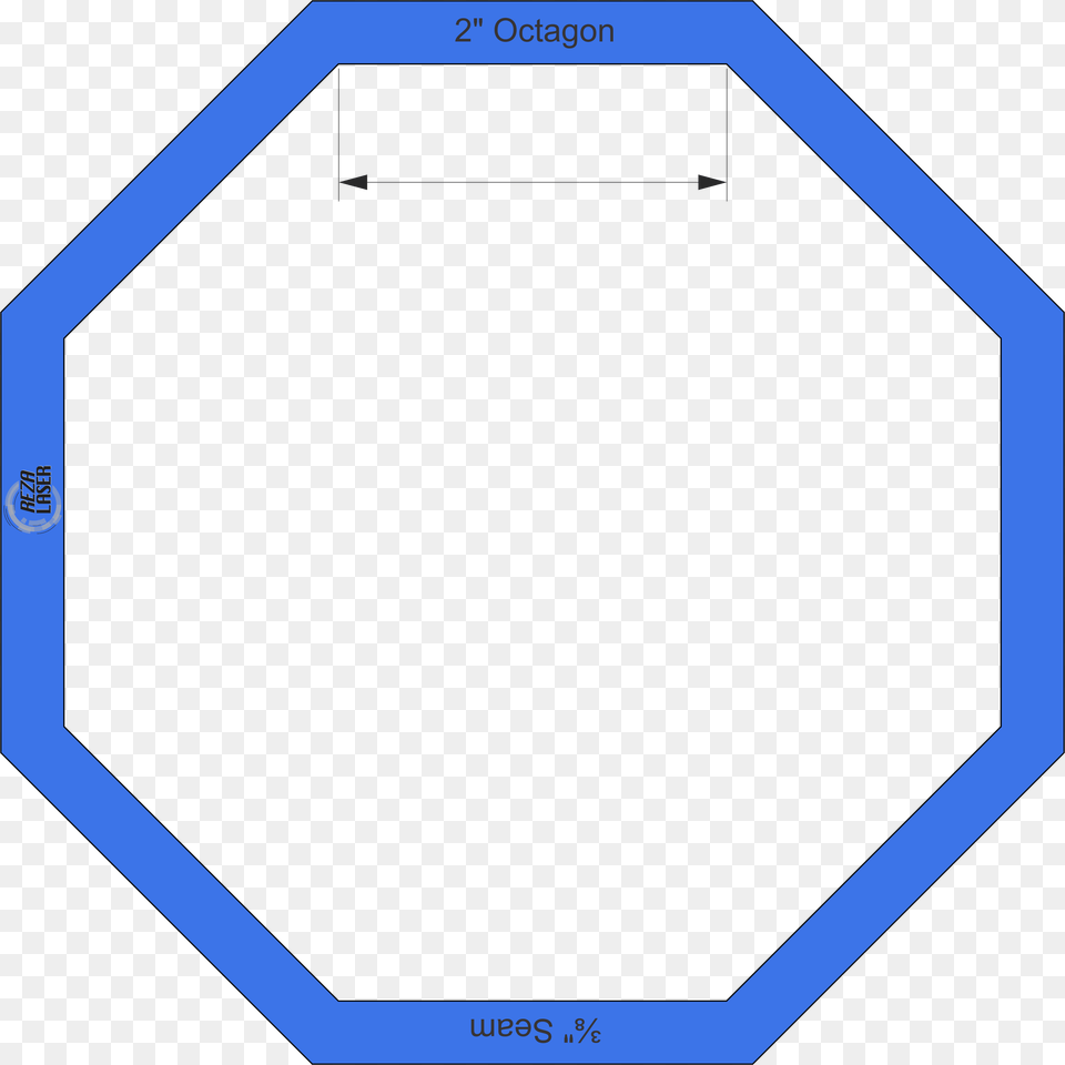 Octagon 2 Inch Acrylic Template I Spy With Seam, Sign, Symbol, Road Sign Free Png Download