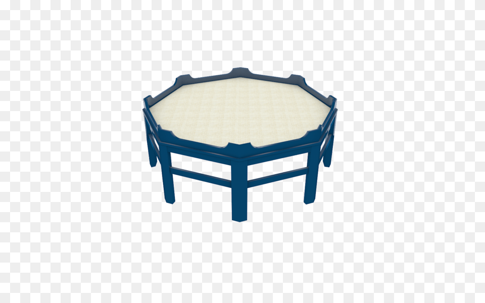 Octagon Coffee Table With Architectural Details, Furniture Png