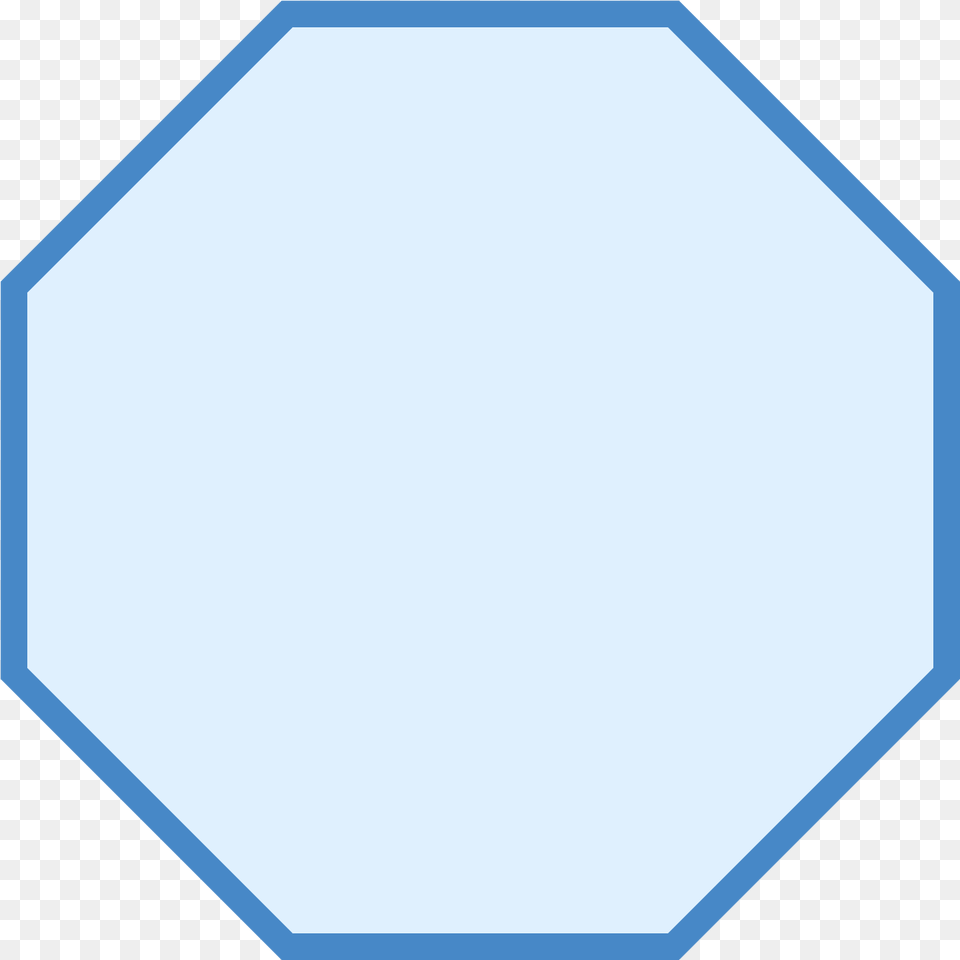 Octagon For Kids Symmetry, Sign, Symbol, Road Sign, Blackboard Free Png Download