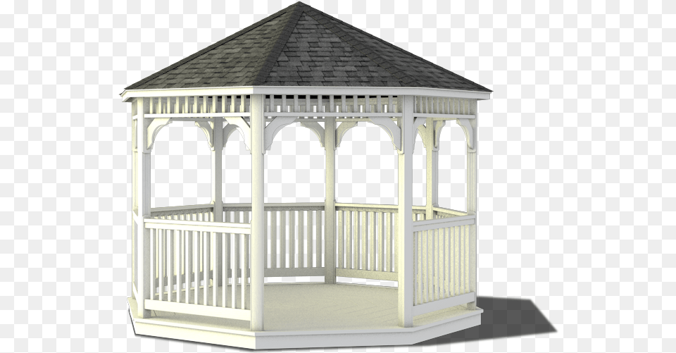Octagon Thumbnail Gazebo, Architecture, Outdoors, Gate Free Png Download