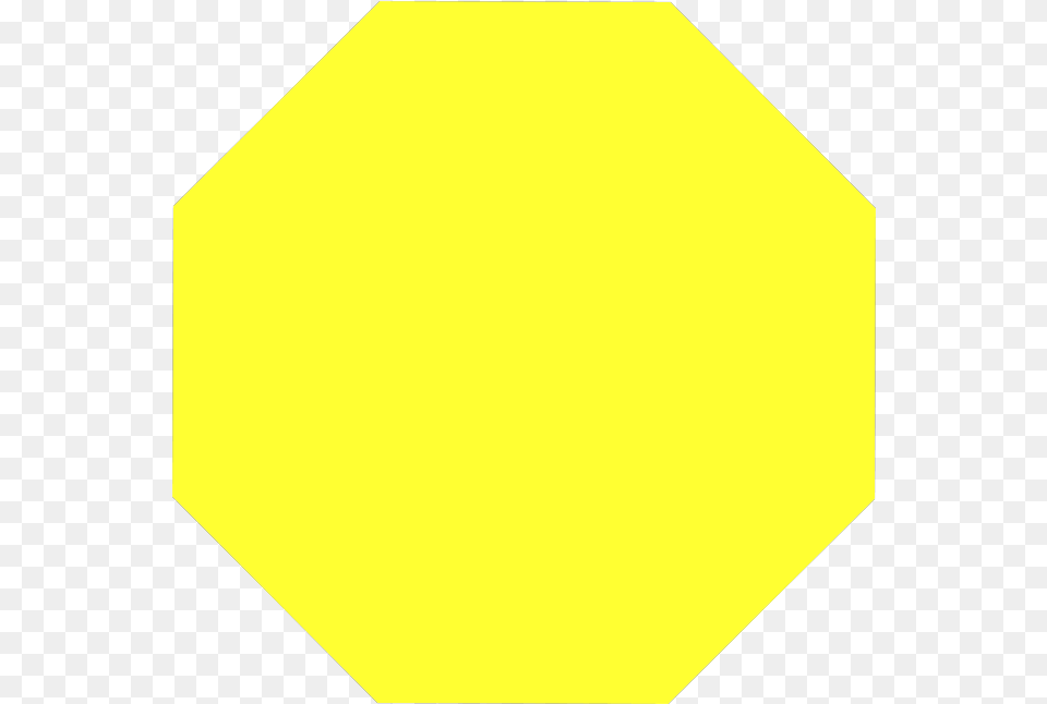 Octagon Yellow Pill, Sign, Symbol, Road Sign, Stopsign Free Png