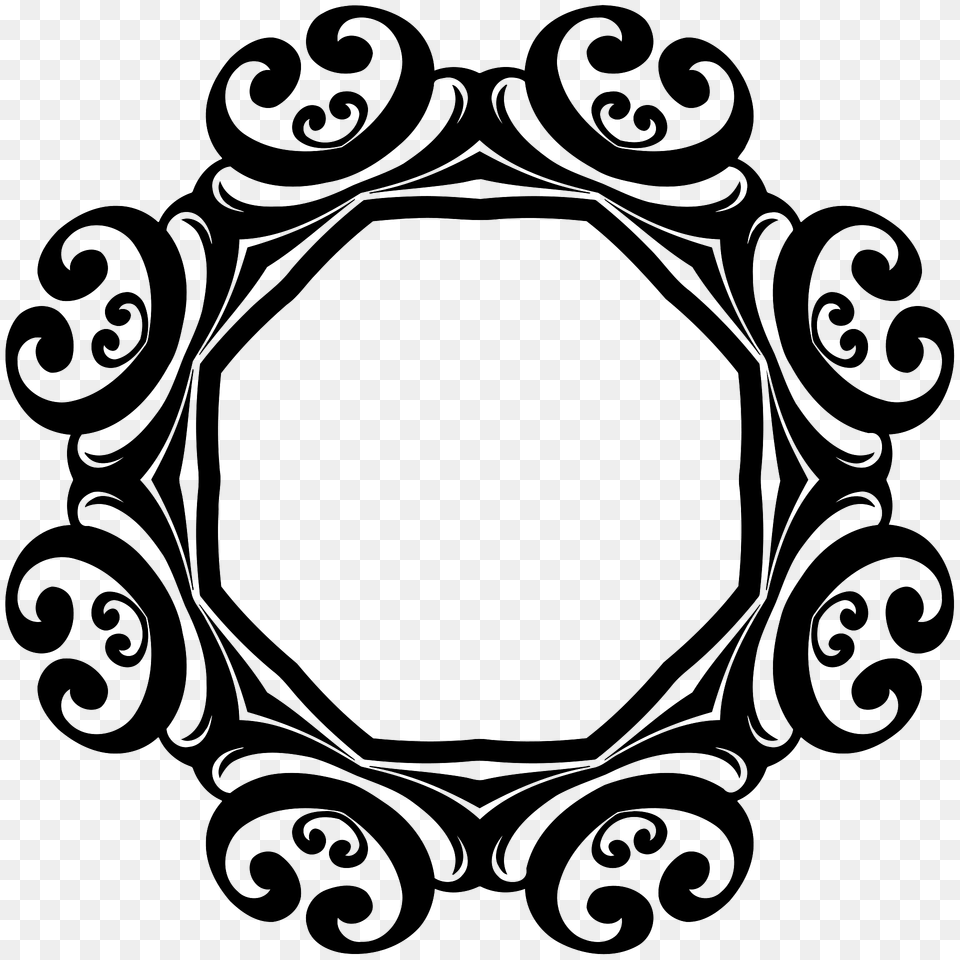 Octagonal Frame5 Clipart, Pattern, Oval Free Transparent Png