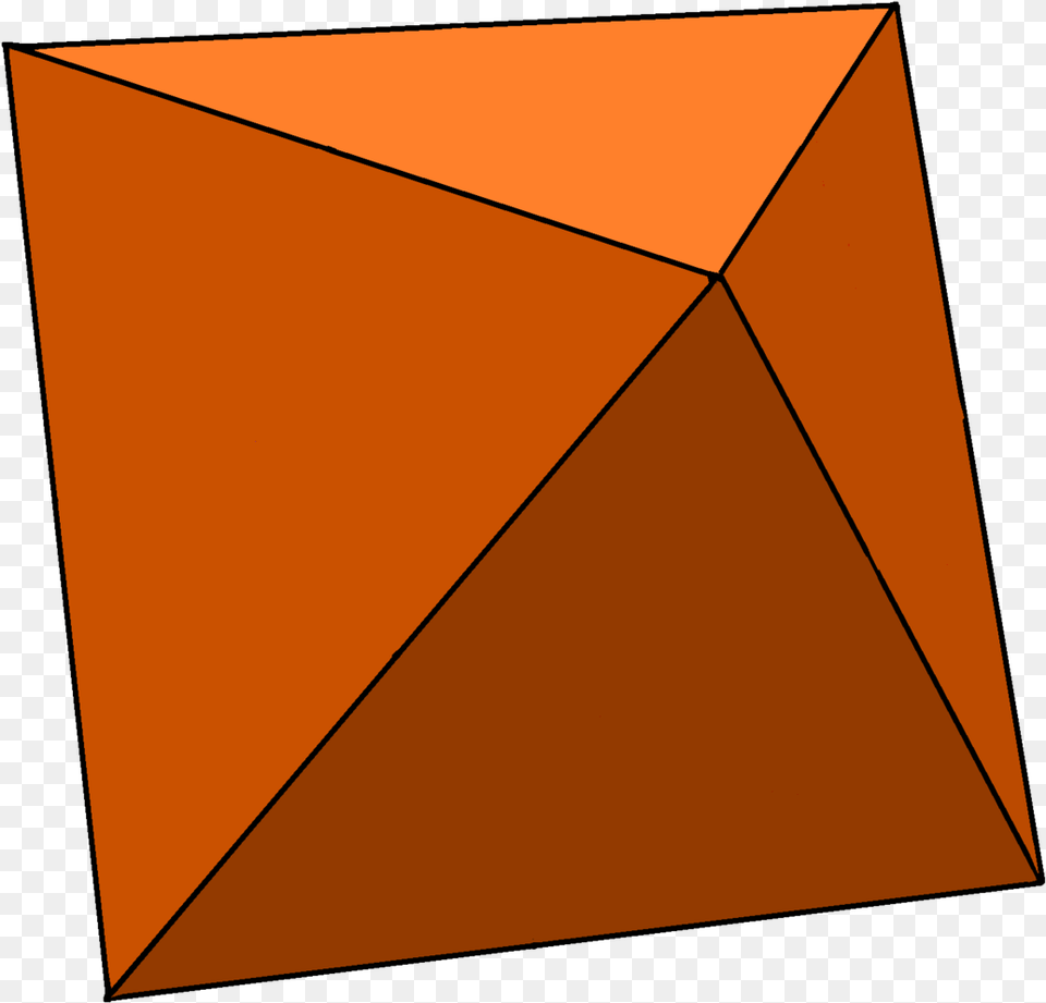 Octahedron Orange Octahedron, Envelope Free Png Download