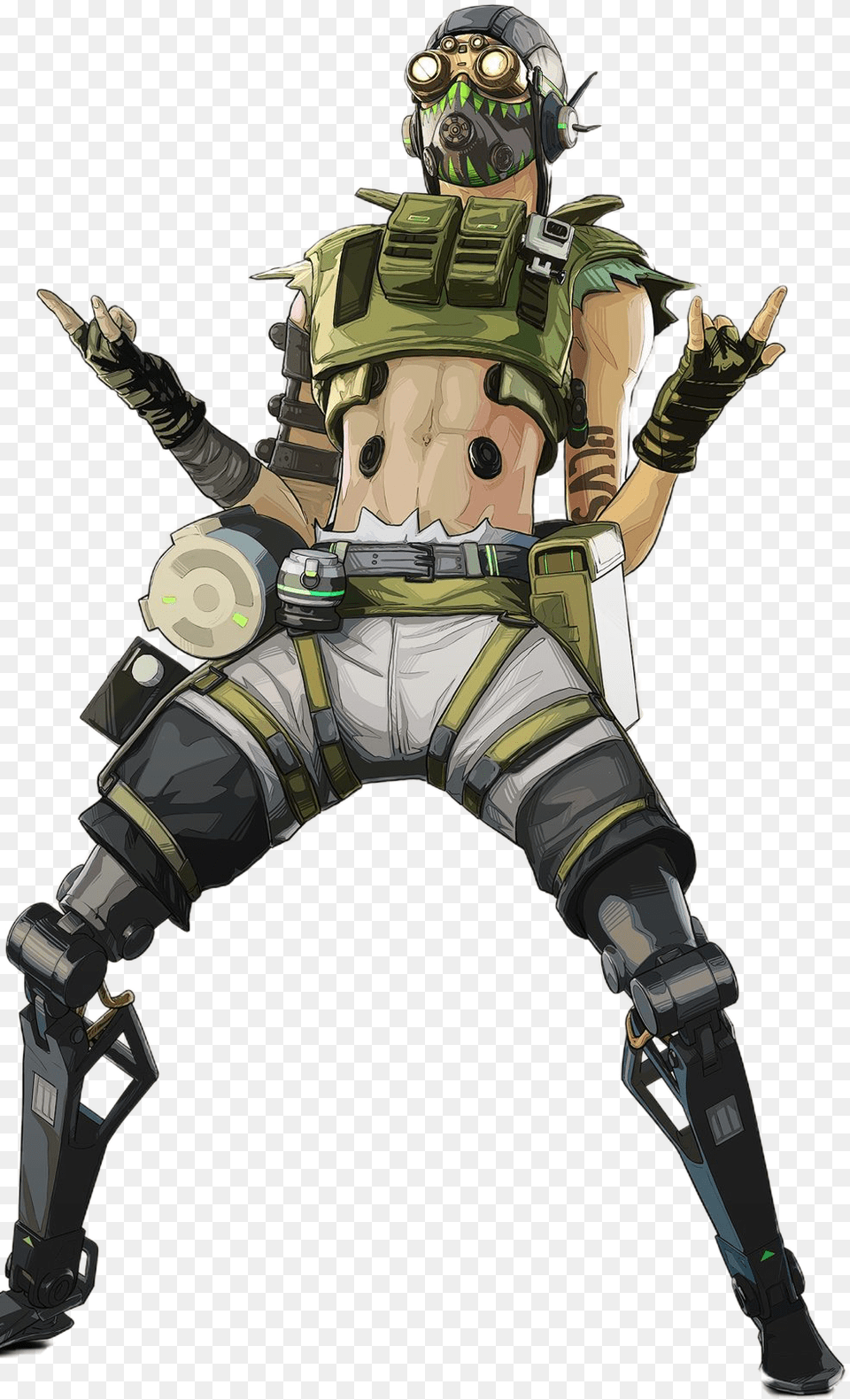 Octane Apex Legends, Clothing, Glove, Person, Face Png Image