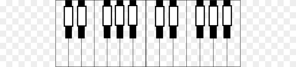 Octave Piano Keys Clip Art Free Png Download