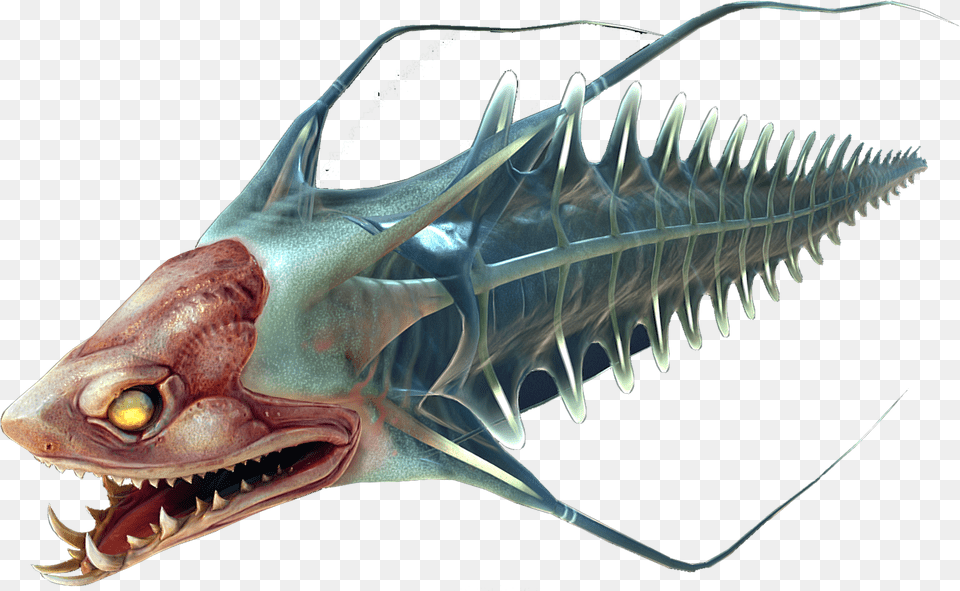 October 20 2015 Subnautica Bioscan Spine Eel, Animal, Dinosaur, Reptile, Sea Life Free Png Download