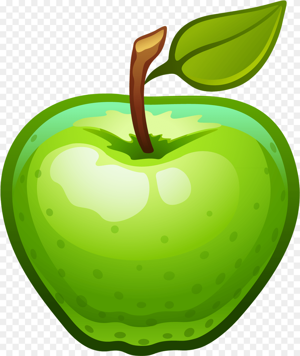 October Apples Clip Art Green Apple Clipart, Food, Fruit, Plant, Produce Free Png Download